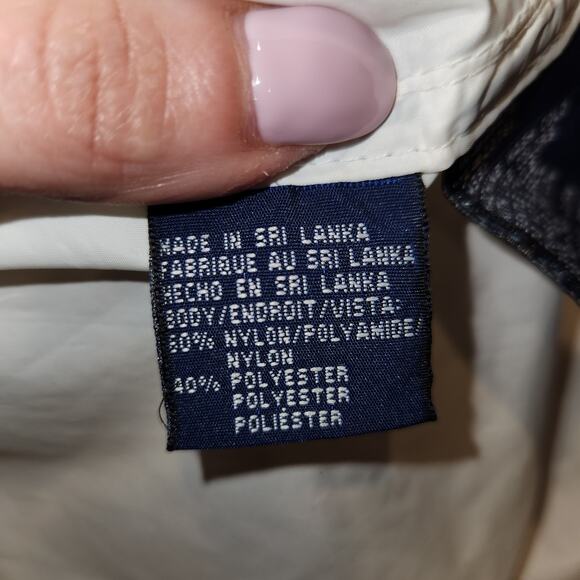 Vintage Tommy Jeans White Reflective Partial Zip Windbreaker Sz S - Picture 6 of 7